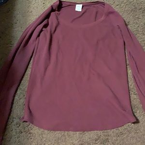 Victoria secret Pink Maroon sleep top